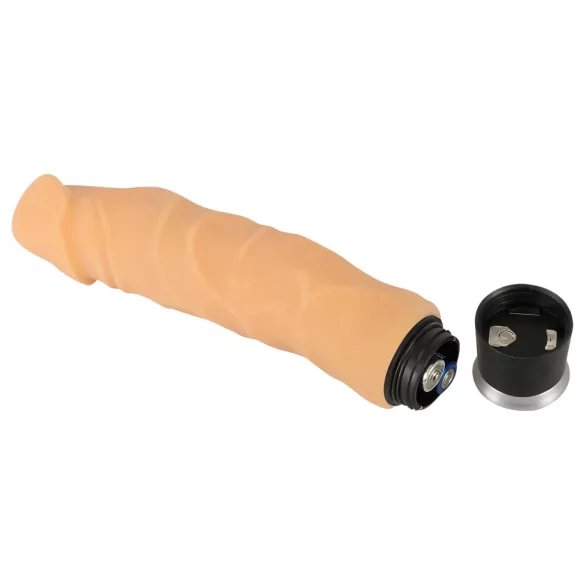 Nature Skin - lebensnaher Vibrator - hautfarben (23cm)