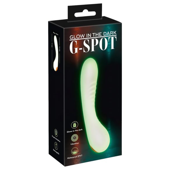 You2Toys Leuchtender G-Punkt Vibrator - Weiß (Nachts leuchtend)