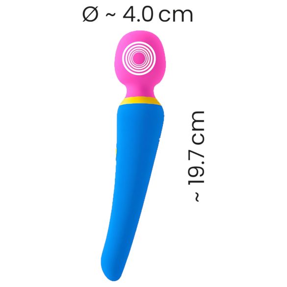You2Toys bunt. - Akku, wasserdichter Massagevibrator (bunt)