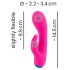 You2Toys bunt - Akku-Vibrator mit Klitorisarm, wasserdicht (Pink)