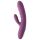 Svakom Avery - Wiederaufladbarer Stoßdildo mit Klitorisarm (Lila)