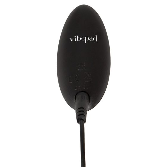 VibePad 3 - batteriebetriebener, funkgesteuerter G-Punkt-Kissen-Vibrator (schwarz)
