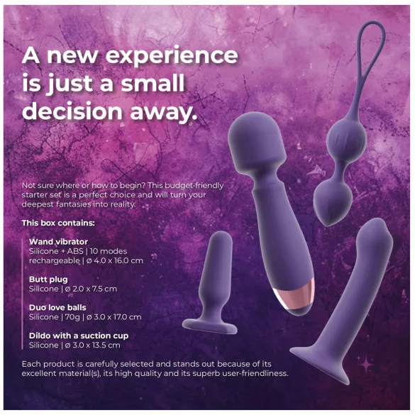 Magic Shiver Feminine - Sex-Kit für Frauen (4-teilig)