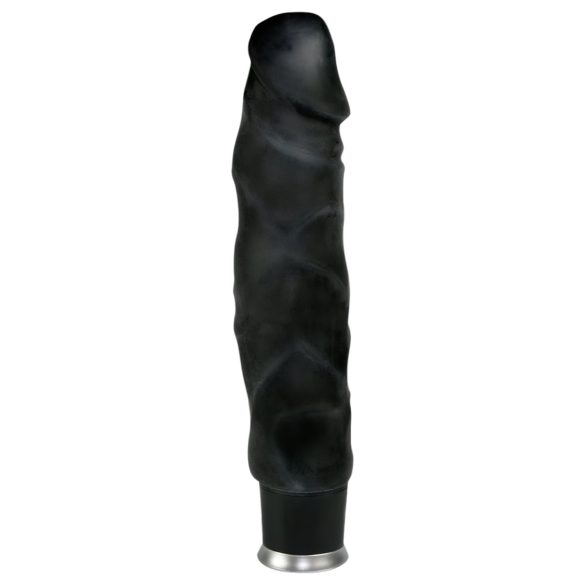 Nature Skin - lebensechter Vibrator - schwarz (22cm)