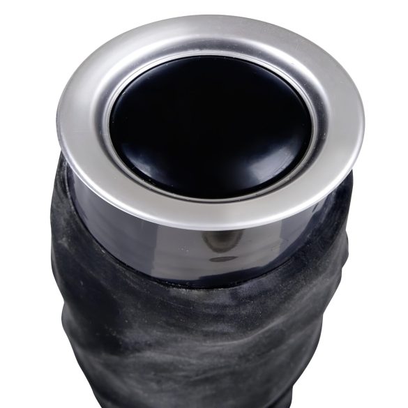 Nature Skin - lebensechter Vibrator - schwarz (22cm)