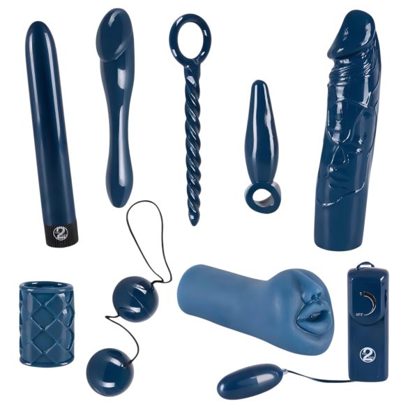 You2Toys - Midnight Blue - Vibrationsset (9-teilig)