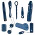 You2Toys - Midnight Blue - Vibrationsset (9-teilig)