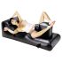 Louisiana Lounger - Sexmaschine mit integriertem Vibrator (schwarz)