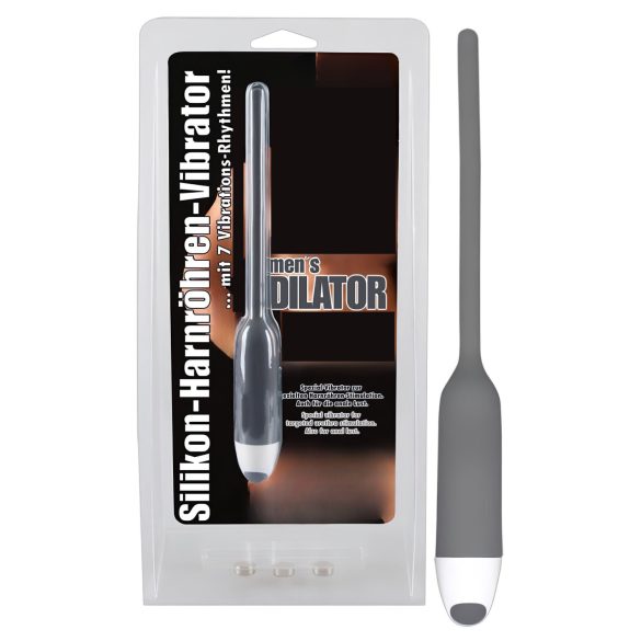 You2Toys - DILATOR - Silikon-Harnröhrenvibrator - Grau (6mm)
