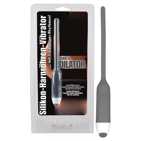 You2Toys - Silikondilator mit Vibration - Grau (6mm)