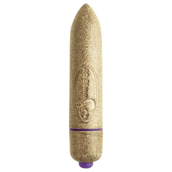 RO-80mm - kleiner Lippenstift-Vibrator (7 Rhythmen) - Gold