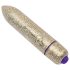 RO-80mm - Mini-Lippenstift-Vibrator (7 Rhythmen) - Gold