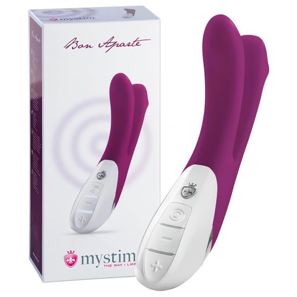 mystim Bon Aparte - zweiarmiger Vibrator (Brombeere)