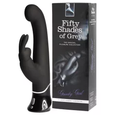   Fifty Shades of Grey Greedy Girl - Vibrator mit Klitorisstimulator (schwarz)