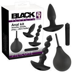 Black Velvet Anal-Vibrator Set (4-teilig)