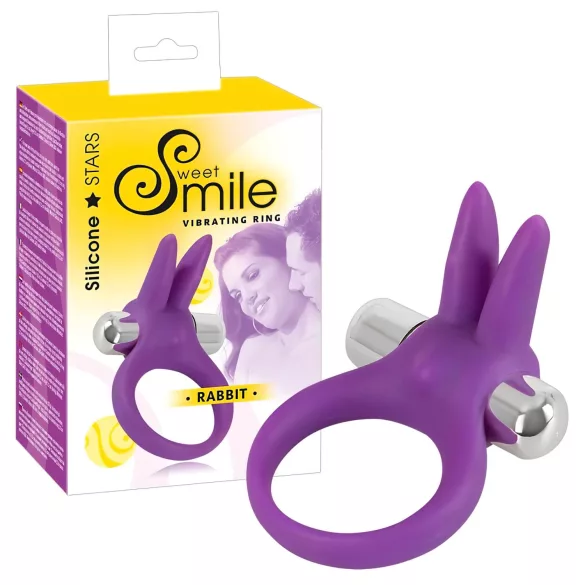 SMILE Rabbit - Vibrations-Penisring (Lila)