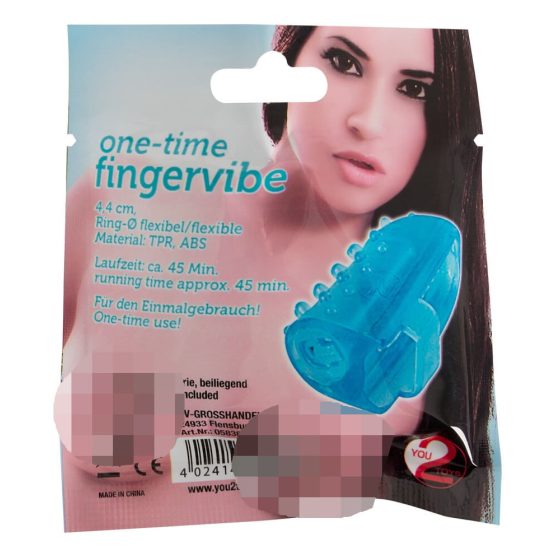 You2Toys - Einmalige Finger-Vibrator (Blau)