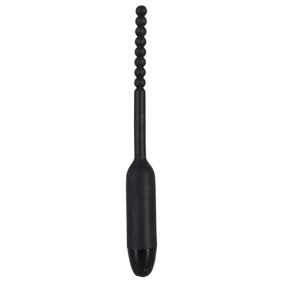 You2Toys - Pearl Dilator - schwarzer, kugelförmiger Urethralvibrator aus Silikon (8mm)