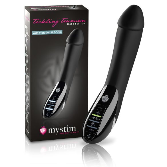 mystim Tickling Truman - Elektro-Stimulationsvibrator (Schwarz)