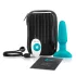 b-Vibe - rotierender Perlen-Akkus anales Vibro (Türkis)