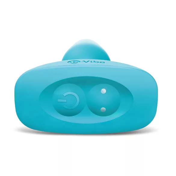 b-Vibe - rotierender Perlen-Akkus anales Vibro (Türkis)