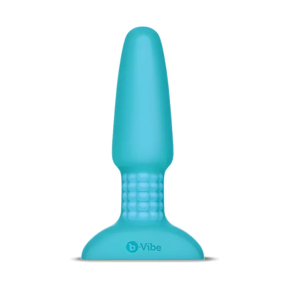 b-Vibe - rotierender Perlen-Akkus anales Vibro (Türkis)