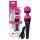 PalmPower Akku-Massager in Rosa/Schwarz