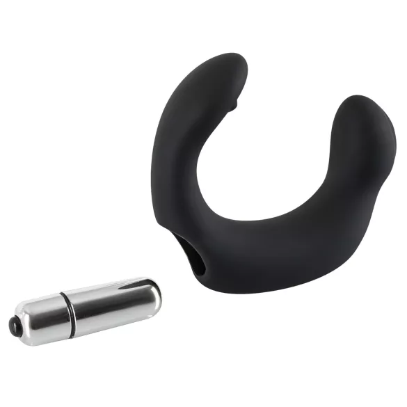 Rebel - Gebogener Prostatavibrator (schwarz)