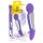 SMILE Zauberstab - 2-motoriger Massage-Vibrator (Lila)