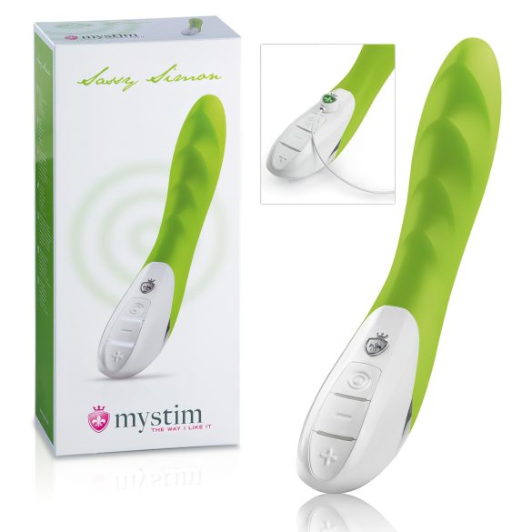 mystim Sassy Simon - 2-Motoren Vibrator (Grün)