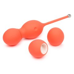   We-Vibe Bloom - Batteriebetriebener Gecko-Ball mit austauschbaren Gewichten (orange)