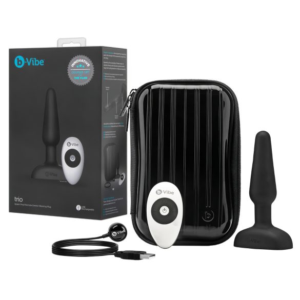b-Vibe Trio - 3-Motoren-Analvibrator (schwarz)