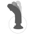 King Cock 10 Saugfuß-Vibrator (25 cm) - natur
