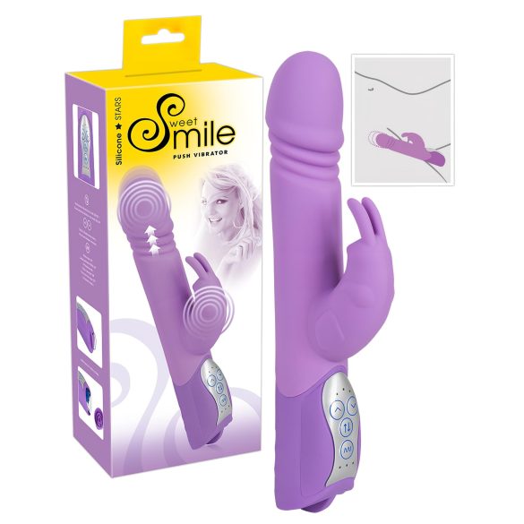 SMILE Push - Stoß- und Klitorisarm-Vibrator (lila)