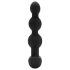 b-Vibe - Dreifach Perlen Analdildo mit Akku (Schwarz)