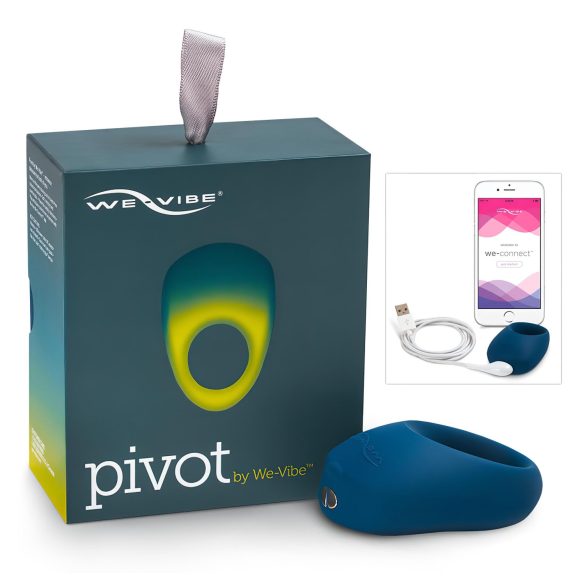We-Vibe Pivot - Wiederaufladbarer, vibrierender Penisring (Mitternachtsblau)
