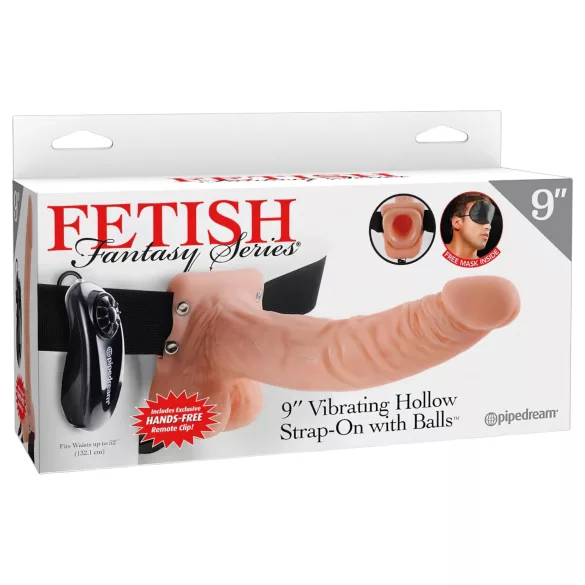 Pipedream - Fetish Strap-on 9 - umschnallbarer Vibrator (naturfarben)