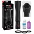 PDX Roto-Teazer - Wasserdichter, rotierender, vibrierender Masturbator (Schwarz)