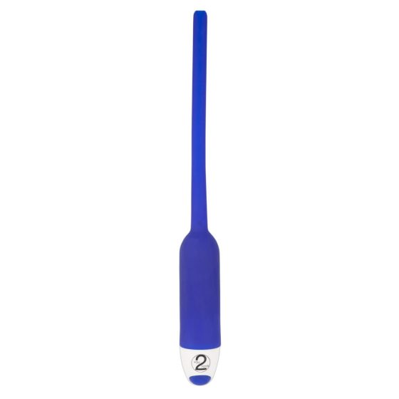 You2Toys - DILATOR - hohler Silikon Harnröhrenvibrator - blau (7mm)