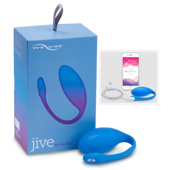 We-Vibe Jive - Akkubetriebenes, intelligentes Vibro-Ei (blau)