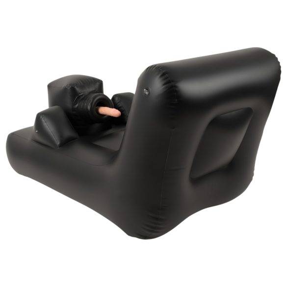 Dark Magic - Elektrische Sexmaschine mit Bett (schwarz)