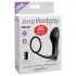 Analfantasy - Fingeranale Vibrator mit Penisring (Schwarz)