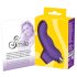 SMILE Finger - gewellter Silikon-Fingervibrator (Lila)