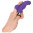 SMILE Finger - gewellter Silikon-Fingervibrator (Lila)