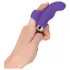 SMILE Finger - gewellter, lila Silikon-Fingervibrator