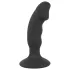 Black Velvet - Akkubetriebener Penis-Analvibrator (schwarz)