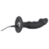 Black Velvet - Akkubetriebener Penis-Analvibrator (schwarz)
