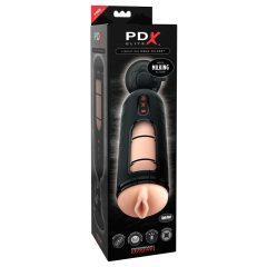   PDX Elite Mega Milker - vibrierender Penis Kopf Pussy Masturbator (schwarz)