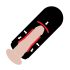 PDX Elite Mega Melker - Vibrations-Penispumpe (schwarz)