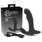   Rebel - aufladbarer, rotierender Perlen-Prostata-Massage-Vibrator (schwarz)
